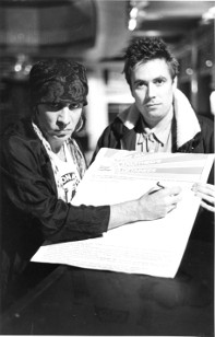 Musicians Little Steven and Jerry Dammers
