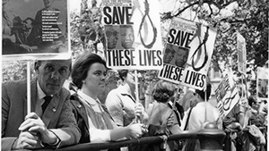 three-day vigil opposite South Africa House 