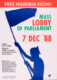 Free Namibia Now posters