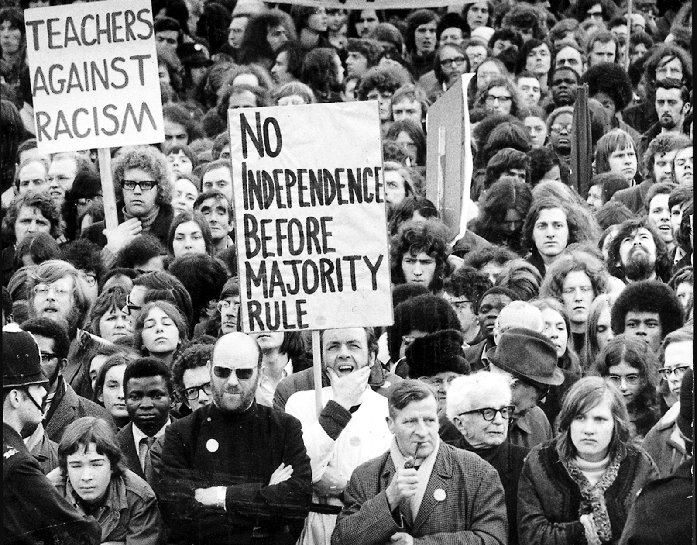 Rally in Trafalgar Square 