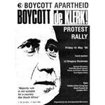 90s04. ‘Boycott de Klerk’
