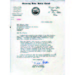 boy52. Glyncorrwg Urban District Council letter