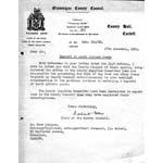 boy53. Glamorgan County Council letters, 1964–65