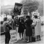 pic6403. Protesters at Wimbledon, 1964