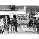 pic8708. Hackney Liberals call for a boycott of Shell