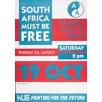 po166. ‘South Africa Must Be Free’ demonstration