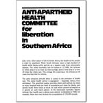 pro01. Anti-Apartheid Health Committee