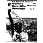 wnl22. AAM Women’s Newsletter 22, Sept/Oct 1985 